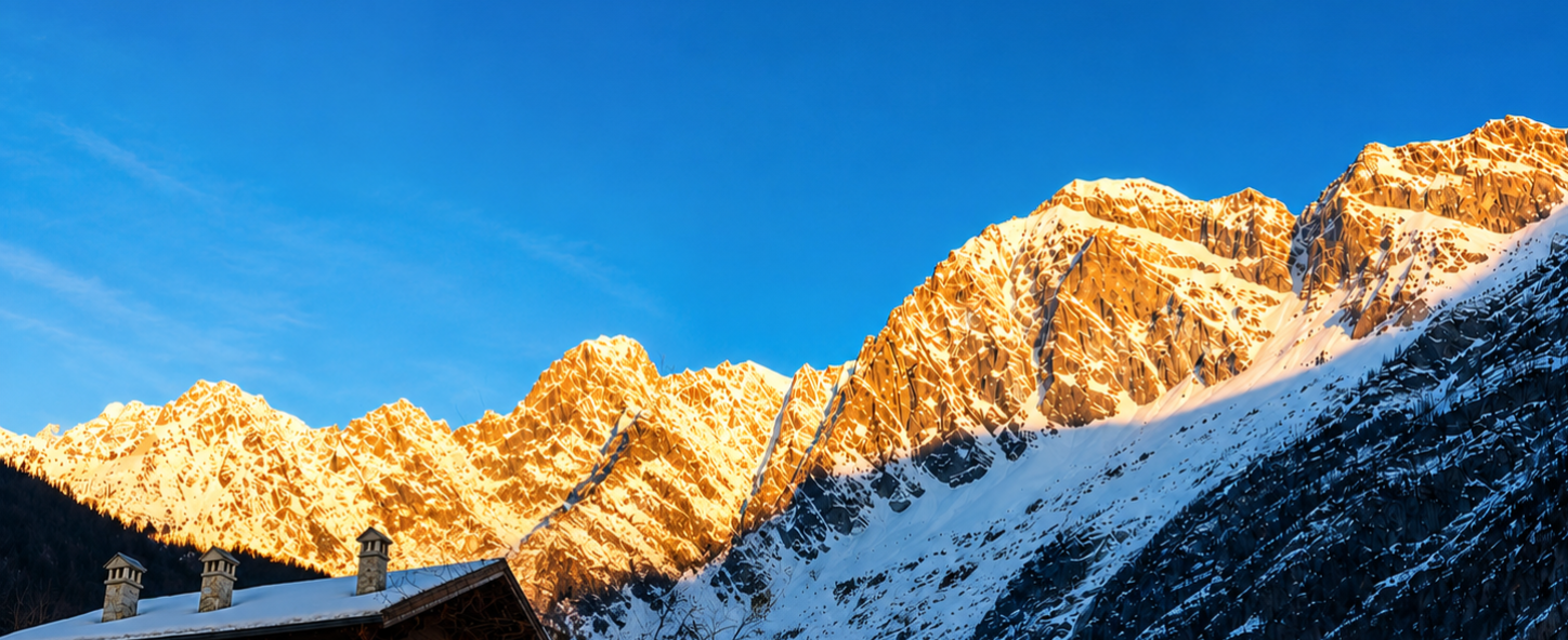 Vista del Monte Rosa da Macugnaga